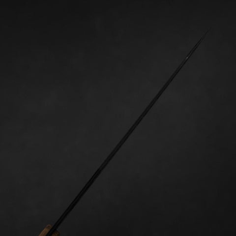 Bunka VG-10 Kagami Damast Olivenholz Griff 180mm - Blau-[Musashi]-[Japan-Küchenmesser]