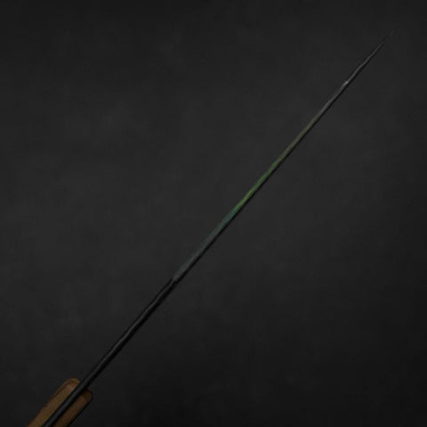 Bunka VG-10 Kagami Damast Olivenholz Griff 180mm - Regenbogen-[Musashi]-[Japan-Küchenmesser]