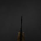 Bunka VG-10 Kagami Damast Olivenholz Griff 180mm - Schwarz-[Musashi]-[Japan-Küchenmesser]