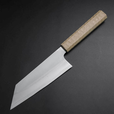 Bunka VG-10 Poliert Weißer Urushi Griff 165mm-[Musashi]-[Japan-Küchenmesser]