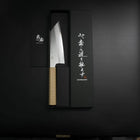 Bunka VG-10 Poliert Weißer Urushi Griff 165mm-[Musashi]-[Japan-Küchenmesser]