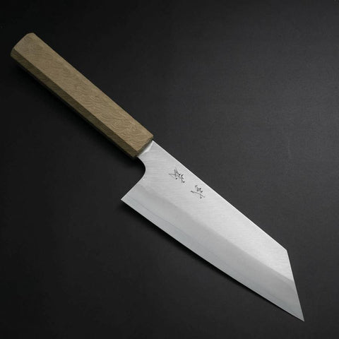 Bunka VG-10 Poliert Weißer Urushi Griff 165mm-[Musashi]-[Japan-Küchenmesser]