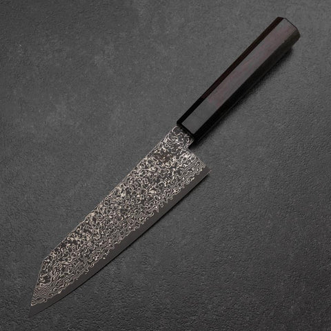Bunka VG-10 Schwarzer Damast Rosenholz Griff 180mm-[Musashi]-[Japan-Küchenmesser]