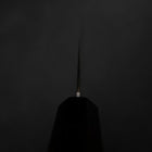 Bunka VG-10 Schwarzer Damast Rosenholz Griff 180mm-[Musashi]-[Japan-Küchenmesser]