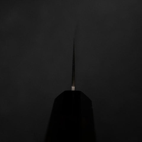 Bunka VG-10 Schwarzer Damast Rosenholz Griff 180mm-[Musashi]-[Japan-Küchenmesser]