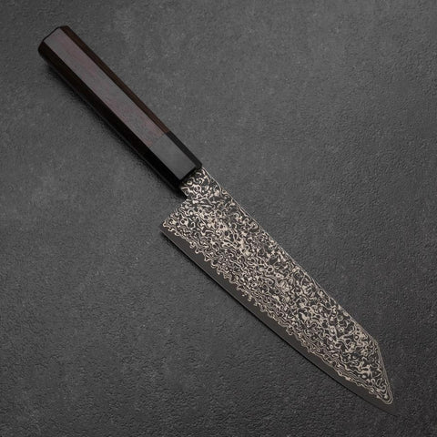 Bunka VG-10 Schwarzer Damast Rosenholz Griff 180mm-[Musashi]-[Japan-Küchenmesser]