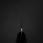 Bunka VG-10 Tsuchime Büffelhorn und Ebenholz Griff 165mm-[Musashi]-[Japan-Küchenmesser]