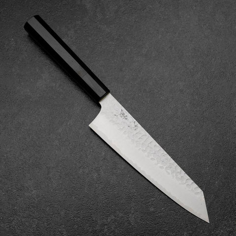 Bunka VG-10 Tsuchime Büffelhorn und Ebenholz Griff 180mm-[Musashi]-[Japan-Küchenmesser]