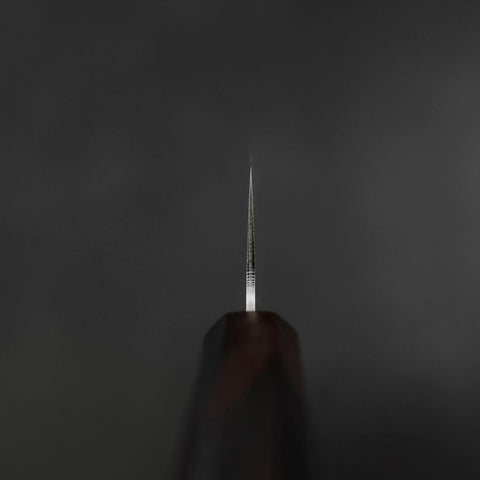 Bunka VG-10 Tsuchime Ebenholz Griff 180mm-[Musashi]-[Japan-Küchenmesser]