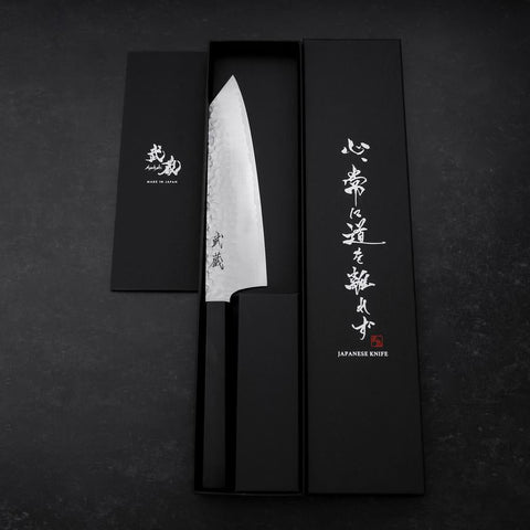Bunka VG-10 Tsuchime Ebony Handle 180mm (7”)-[Musashi]-[Japan-Küchenmesser]