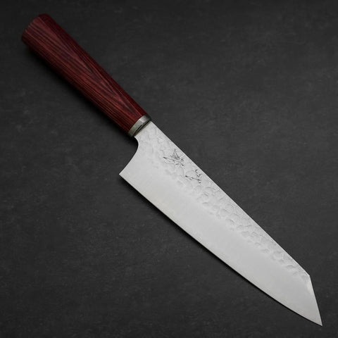 Bunka VG-10 Tsuchime Kirsch Griff in Rot 180mm-[Musashi]-[Japan-Küchenmesser]