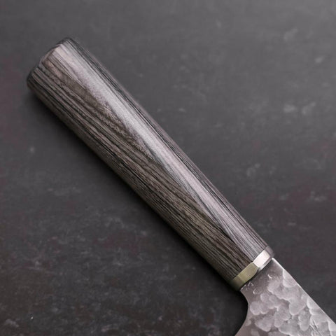 Bunka VG-10 Tsuchime Kohlefarbener Kirschholz Griff 165mm-[Musashi]-[Japan-Küchenmesser]