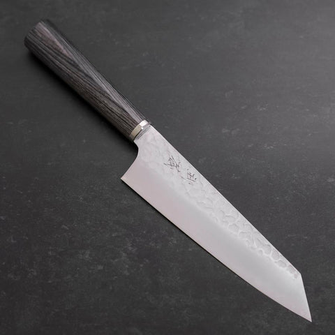 Bunka VG-10 Tsuchime Kohlefarbener Kirschholz Griff 165mm-[Musashi]-[Japan-Küchenmesser]