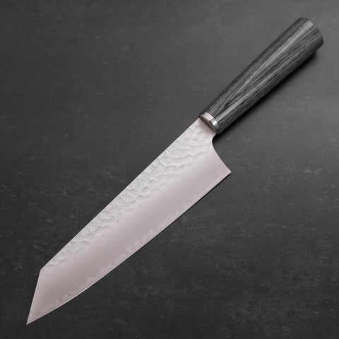 Bunka VG-10 Tsuchime Kohlefarbener Kirschholz Griff 180mm-[Musashi]-[Japan-Küchenmesser]