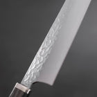 Bunka VG-10 Tsuchime Kohlefarbener Kirschholz Griff 180mm-[Musashi]-[Japan-Küchenmesser]
