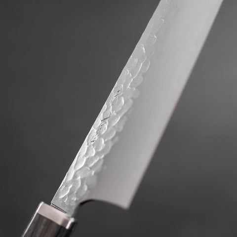 Bunka VG-10 Tsuchime Kohlefarbener Kirschholz Griff 180mm-[Musashi]-[Japan-Küchenmesser]