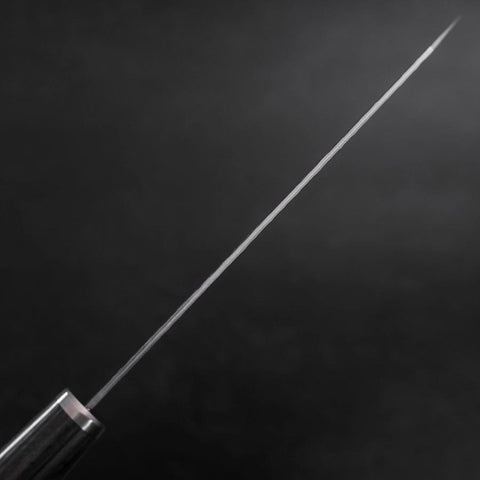 Bunka VG-10 Tsuchime Kohlefarbener Kirschholz Griff 180mm-[Musashi]-[Japan-Küchenmesser]