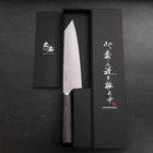 Bunka VG-10 Tsuchime Kohlefarbener Kirschholz Griff 180mm-[Musashi]-[Japan-Küchenmesser]