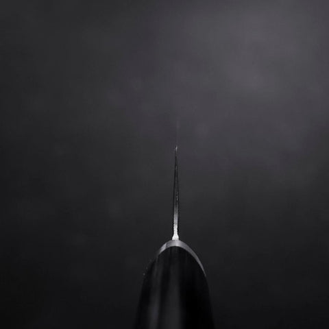 Bunka VG-10 Tsuchime Oval Purple Handle 165mm-[Musashi]-[Japanese-Kitchen-Knives]