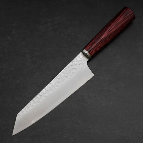 Bunka VG-10 Tsuchime Roter Kirschholz Griff 165mm-[Musashi]-[Japan-Küchenmesser]