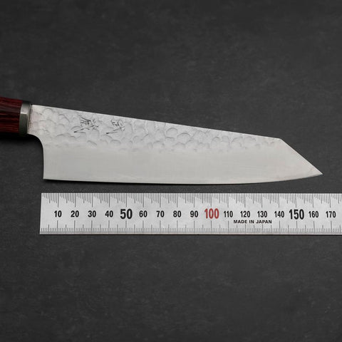 Bunka VG-10 Tsuchime Roter Kirschholz Griff 165mm-[Musashi]-[Japan-Küchenmesser]