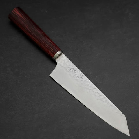 Bunka VG-10 Tsuchime Roter Kirschholz Griff 165mm-[Musashi]-[Japan-Küchenmesser]