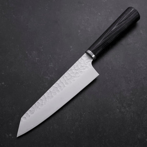 Bunka VG-10 Tsuchime Runder Lila Griff 165mm-[Musashi]-[Japan-Küchenmesser]