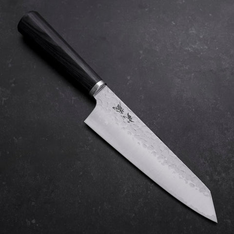 Bunka VG-10 Tsuchime Runder Lila Griff 165mm-[Musashi]-[Japan-Küchenmesser]