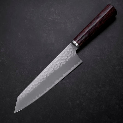 Bunka VG-10 Tsuchime Runder Mahagoni Griff 165mm-[Musashi]-[Japan-Küchenmesser]
