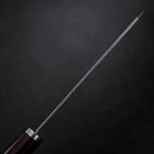 Bunka VG-10 Tsuchime Runder Mahagoni Griff 165mm-[Musashi]-[Japan-Küchenmesser]