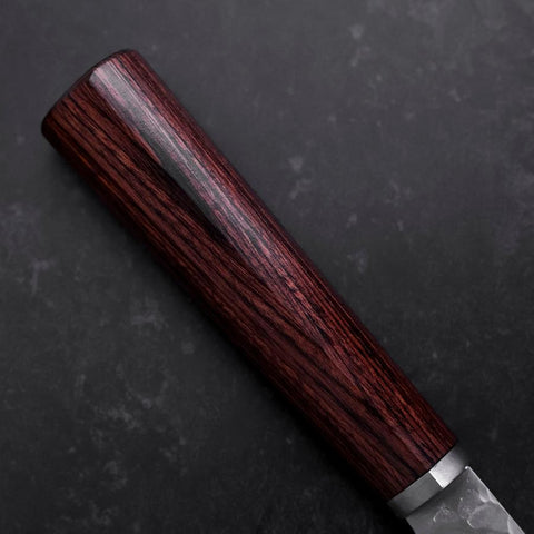 Bunka VG-10 Tsuchime Runder Mahagoni Griff 165mm-[Musashi]-[Japan-Küchenmesser]