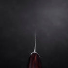 Bunka VG-10 Tsuchime Runder Mahagoni Griff 180mm-[Musashi]-[Japan-Küchenmesser]