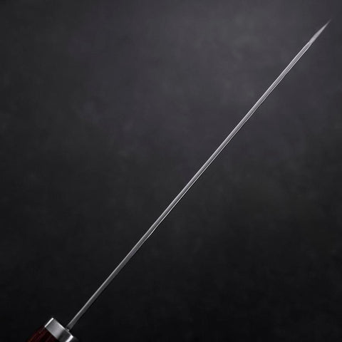 Bunka VG-10 Tsuchime Runder Mahagoni Griff 180mm-[Musashi]-[Japan-Küchenmesser]
