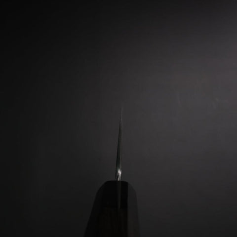 Bunka White Steel #2 Bokashi Büffelhorn und Ebenholz Griff 165mm-[Musashi]-[Japan-Küchenmesser]