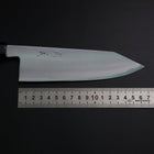 Bunka White Steel #2 Bokashi Büffelhorn und Ebenholz Griff 165mm-[Musashi]-[Japan-Küchenmesser]