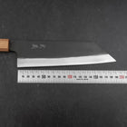 Bunka White Steel #2 Kurouchi Eichenholz Griff 165mm-[Musashi]-[Japan-Küchenmesser]