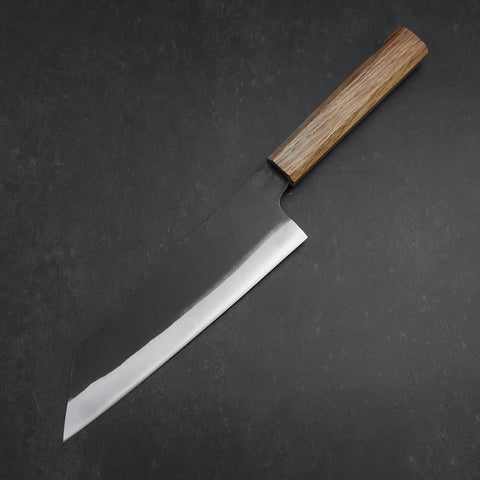 Bunka White Steel #2 Kurouchi Oak Handle 190mm (7.5”)-[Musashi]-[Japan-Küchenmesser]