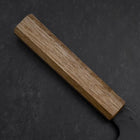 Bunka White Steel #2 Kurouchi Oak Handle 190mm (7.5”)-[Musashi]-[Japan-Küchenmesser]