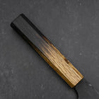 Bunka White Steel #2 Kurouchi Yaki Urushi Griff 165mm-[Musashi]-[Japan-Küchenmesser]