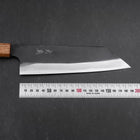Bunka White Steel #2 Kurouchi Yaki Urushi Griff 165mm-[Musashi]-[Japan-Küchenmesser]