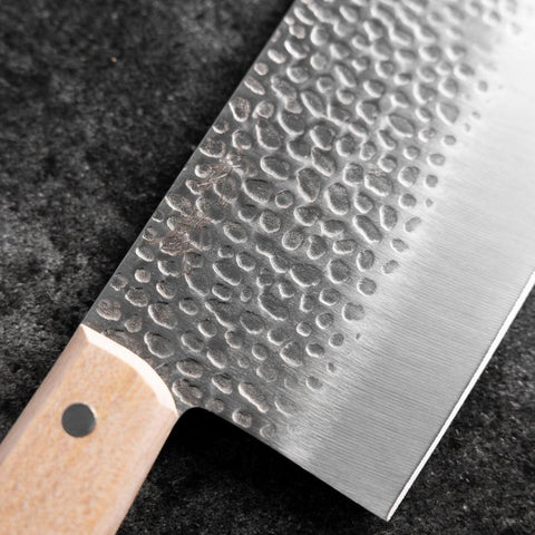 Chinese Cleaver AUS-6 Tsuchime Western Handle 180mm (7”)-[Musashi]-[Japan-Küchenmesser]