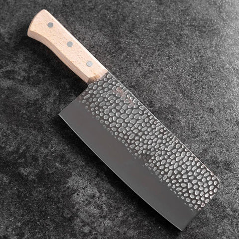 Chinese Cleaver AUS-6 Tsuchime Western Handle 180mm (7”)-[Musashi]-[Japan-Küchenmesser]