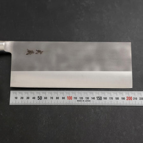 Chinese Cleaver AUS-8 Nashiji Westlicher Edelstahlgriff 205mm-[Musashi]-[Japan-Küchenmesser]
