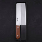 Chinese Cleaver VG-10 Damascus Cherry Handle 180mm (7”)-[Musashi]-[Japanese-Kitchen-Knives]