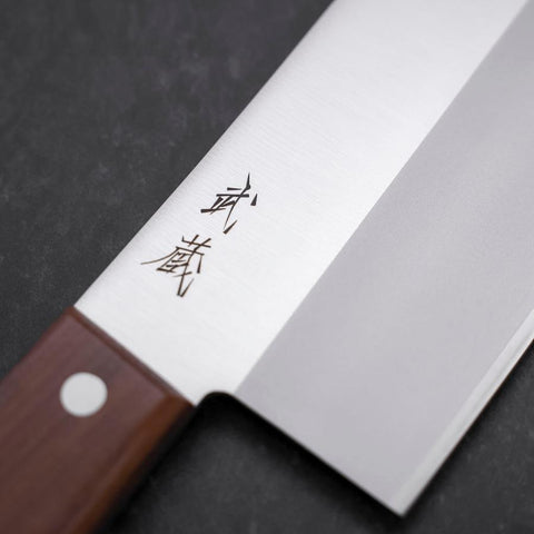 Chinese Cleaver VG-10 Polished Cherry Handle 180mm-[Musashi]-[Japanese-Kitchen-Knives]