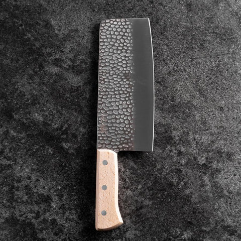 Chinesisches Hackmesser AUS-6 Tsuchime Westlicher Griff 180mm-[Musashi]-[Japan-Küchenmesser]