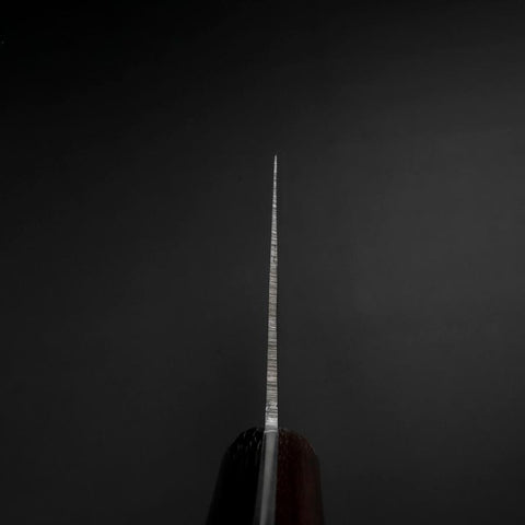 Chinesisches Kochmesser SK-Stahl Poliert Kirschholz Griff 220mm-[Musashi]-[Japan-Küchenmesser]