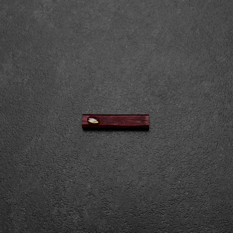 Stäbchenhalter aus Holz mit Muschelinlay – Sakura Rot