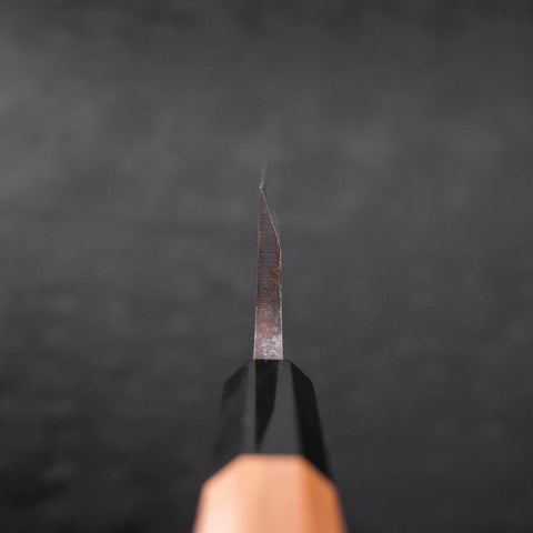 Deba AUS-10 Linkshand Poliert Büffelhorn und Teakholz Griff 165mm-[Musashi]-[Japan-Küchenmesser]