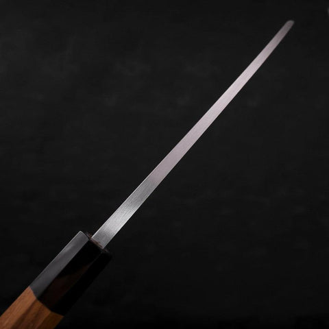 Deba AUS-10 Linkshand Poliert Büffelhorn und Teakholz Griff 180mm-[Musashi]-[Japan-Küchenmesser]